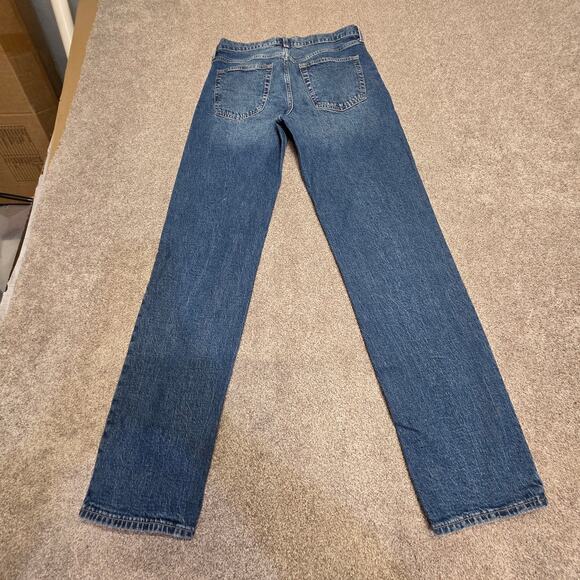 vtg streetwear Grunge Relaxed GAP Denim 90s Loose Straight Leg Jeans sz 6/28L - Picture 1 of 14